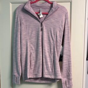 Purple Quarter-Zip Pullover